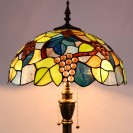 Amber Grape Antique Standing Reading Light