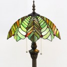 Amber Green Beach Coconut Tree Style Standing Reading Light