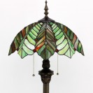 Amber Green Beach Coconut Tree Style Standing Reading Light