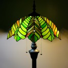 Amber Green Beach Coconut Tree Style Standing Reading Light