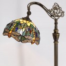 Amber Yellow Dragonfly Floor Lamp Stained Glass Lamp