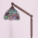 Angle Adjustable Antique Reading Light (Red Green Flowers)