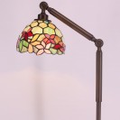 Angle Adjustable Antique Reading Light (Red Green Flowers)