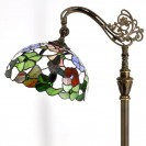 Butterfly Flowers Floor Lamp Stained Glass Lamp