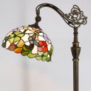 Butterfly Flowers Floor Lamp Stained Glass Lamp