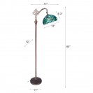 Floor Lamp Stained Glass Lamp 18X12X67 Inch