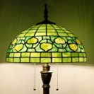 Green Apple Heart Style Stained Glass Lamp