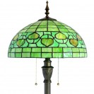 Green Apple Heart Style Stained Glass Lamp