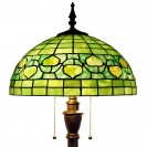 Green Apple Heart Style Stained Glass Lamp