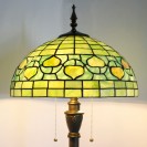 Green Apple Heart Style Stained Glass Lamp