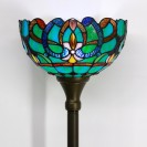 Green Brown Jewelry Baroque Tiffany Floor Lamp