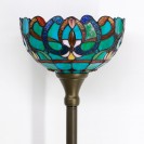 Green Brown Jewelry Baroque Tiffany Floor Lamp