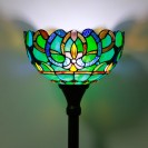 Green Brown Jewelry Baroque Tiffany Floor Lamp