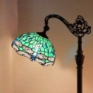 Green Dragonfly Floor Lamp Stained Glass Lamp