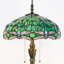 Green Dragonfly Standing Antique Reading Light