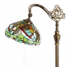 Green Red Dragonfly Floor Lamp Stained Glass Lamp