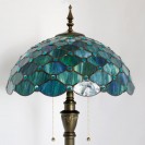 Sea Blue Pearl Stained Glass Lamp